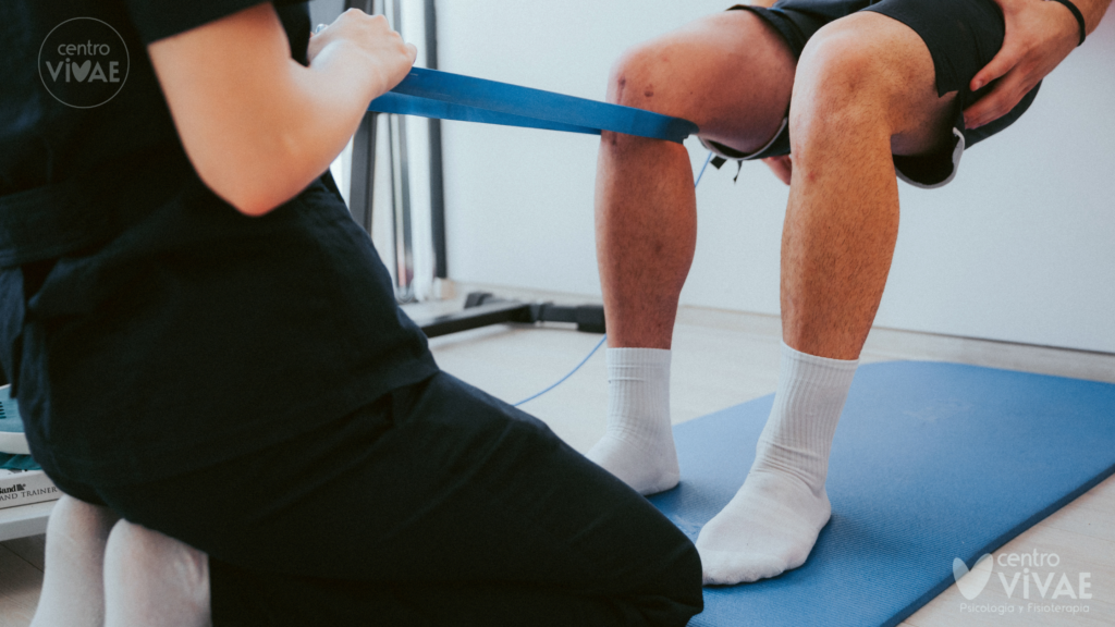 sesión fisioterapia deportiva en Fuengirola y Mijas